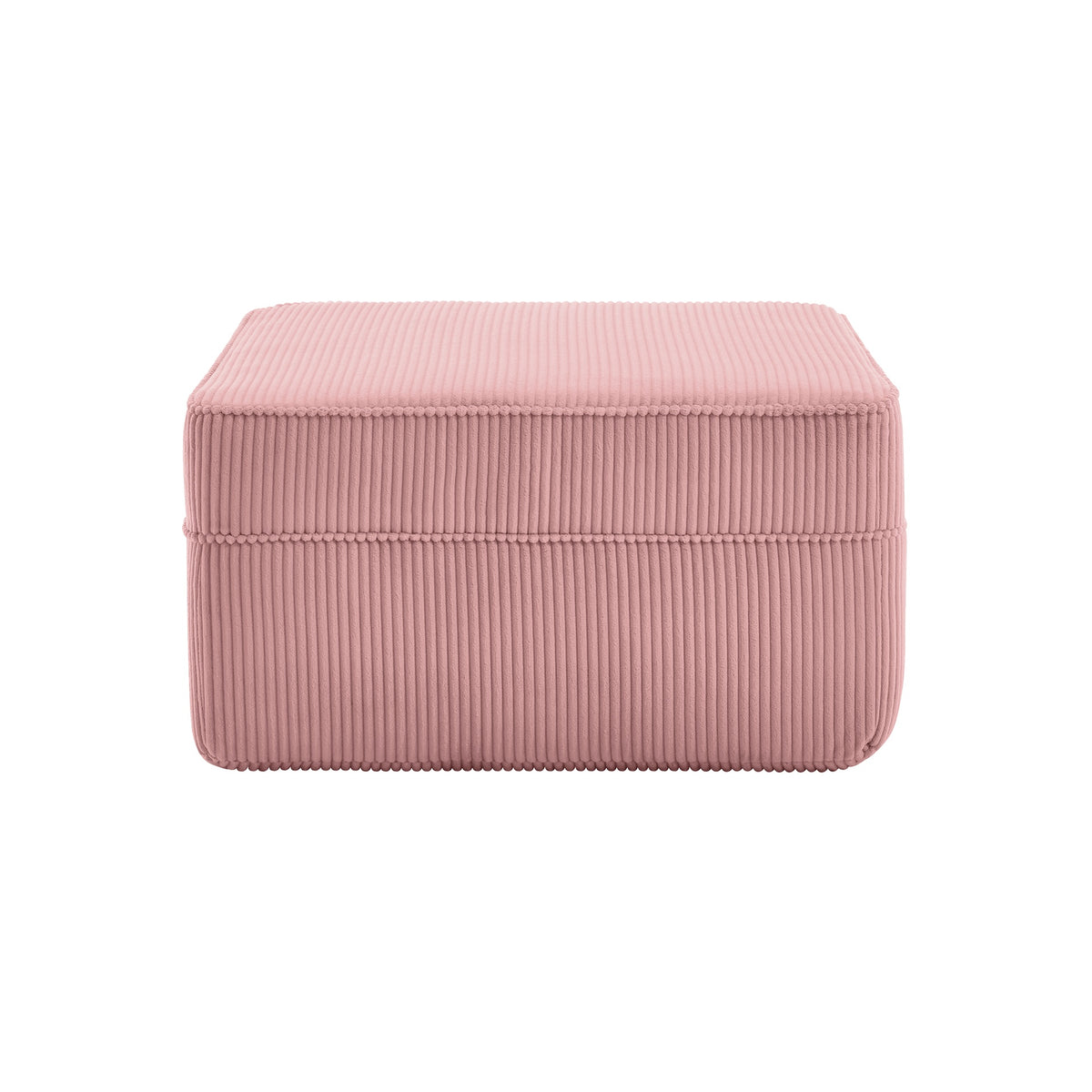 Martha Ottoman Corduroy -Pink