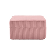 Martha Ottoman Corduroy -Pink
