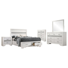 Annie White 5-piece Full Bedroom Set