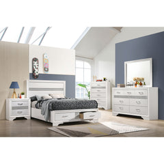 Annie White 5-piece Full Bedroom Set