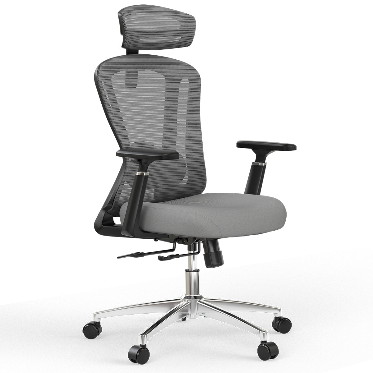 Office Chair Ergonomic Desk Chair, High Back Computer Chair with Wheels, Home Sutdy Chair for Heavy People, Office Chair Adjustable Seat Depth, 3D Armrests and Adjustable Headrest