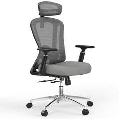 Office Chair Ergonomic Desk Chair, High Back Computer Chair with Wheels, Home Sutdy Chair for Heavy People, Office Chair Adjustable Seat Depth, 3D Armrests and Adjustable Headrest