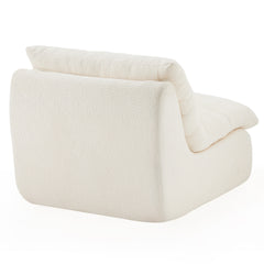 Upholstered Accent Sofa, Modern Armchair with Soft Cushioned Seat, Stylish Sofa for Living Room, Bedroom, or Office