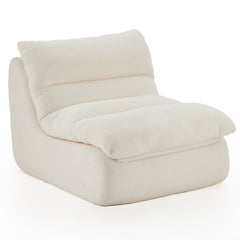 Upholstered Accent Sofa, Modern Armchair with Soft Cushioned Seat, Stylish Sofa for Living Room, Bedroom, or Office
