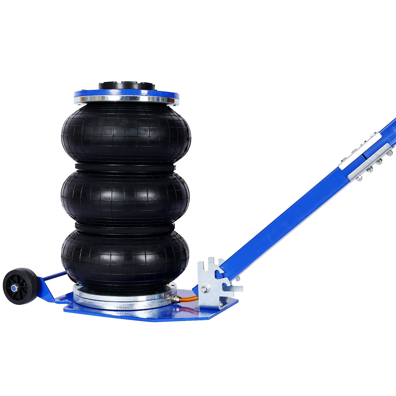 3T Triple Bag Air Jack ,Pneumatic Jack 3 bag ,lifting 16in capacity 6600lbs,easy-collapsing Terrain,Blue color
