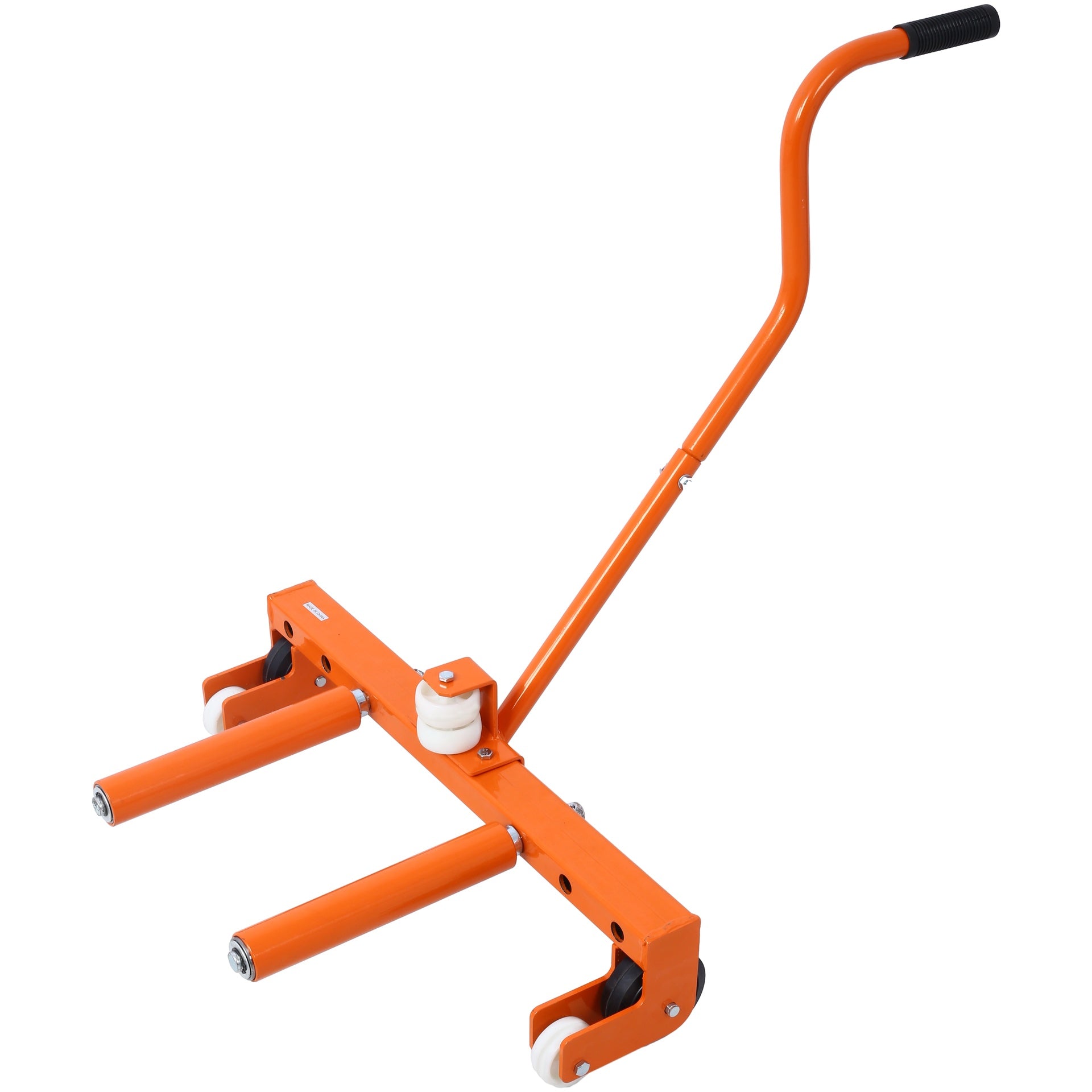 Heavy-Duty Adjustable Tire Wheel Dolly for Workshop, Garage, Orange