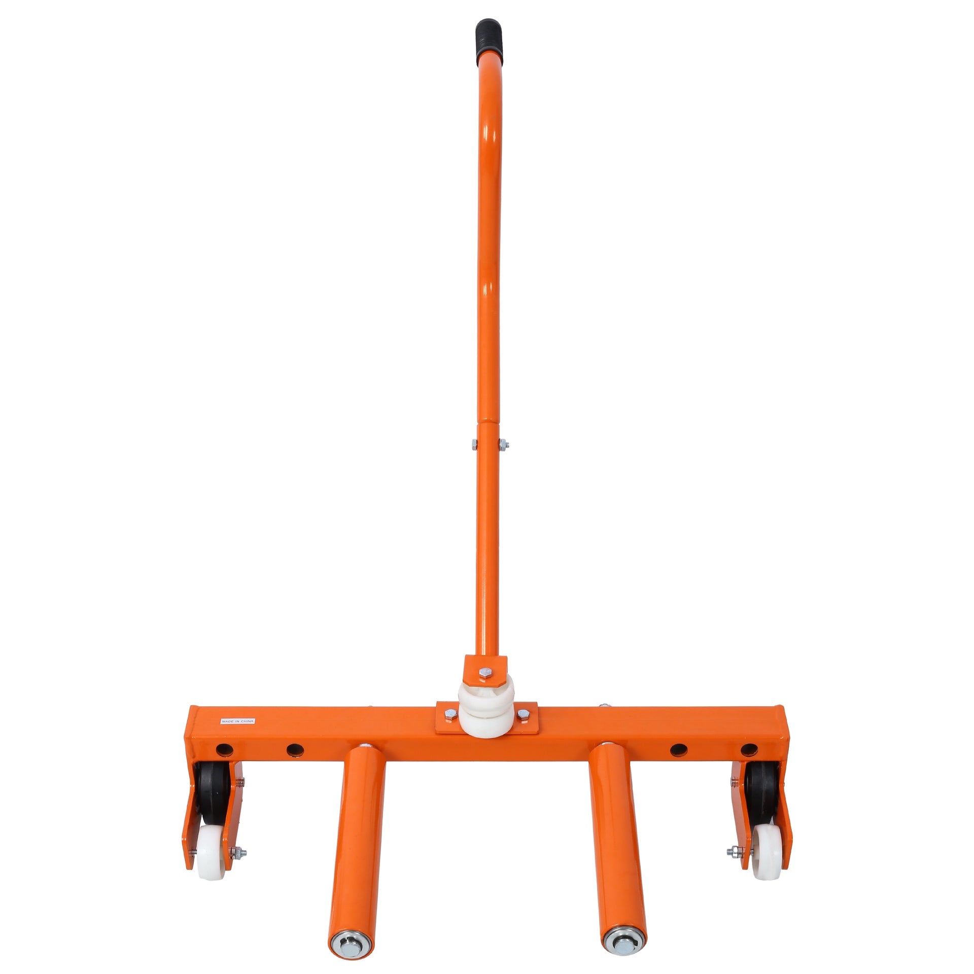 Heavy-Duty Adjustable Tire Wheel Dolly for Workshop, Garage, Orange