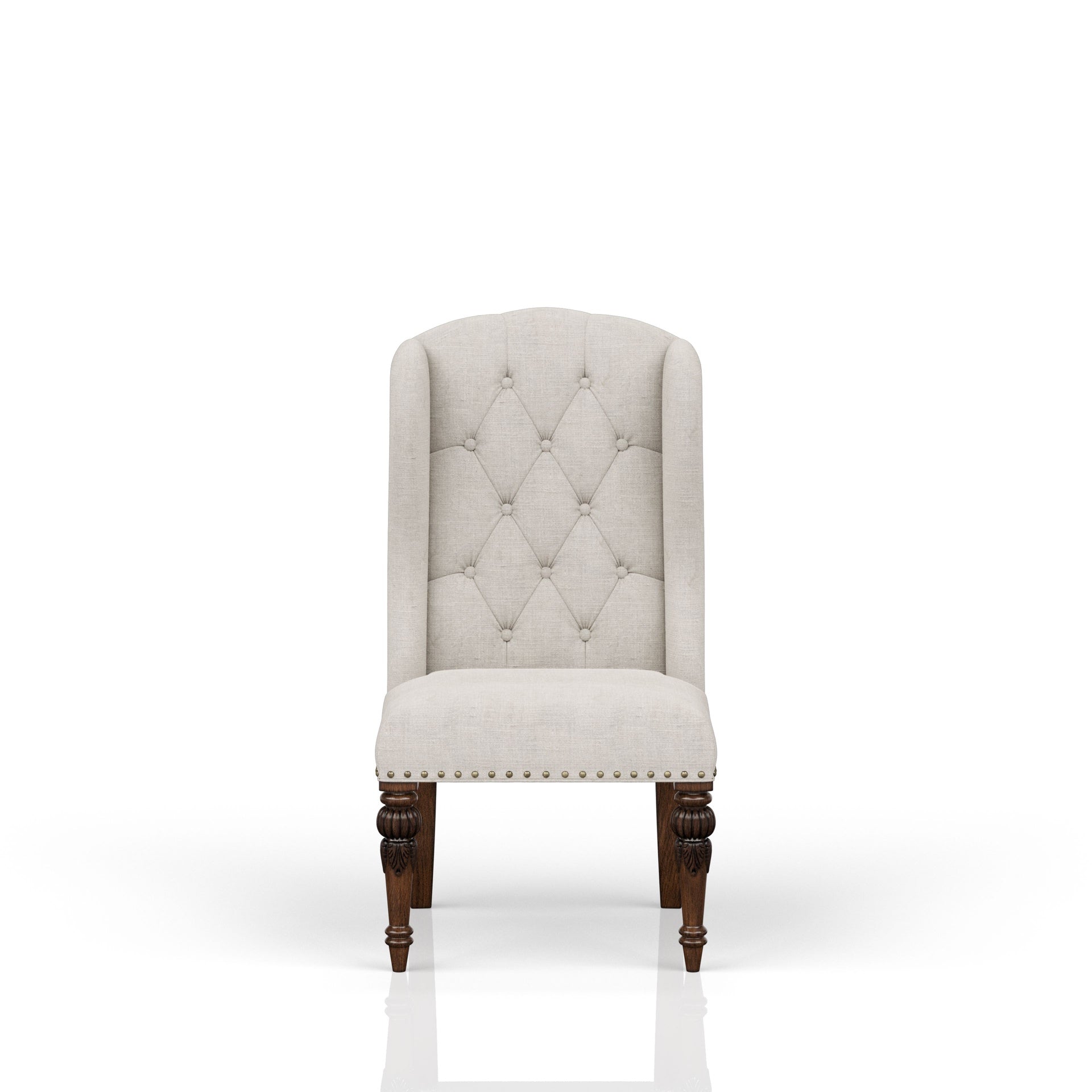 Upholstered Wing Host Chair