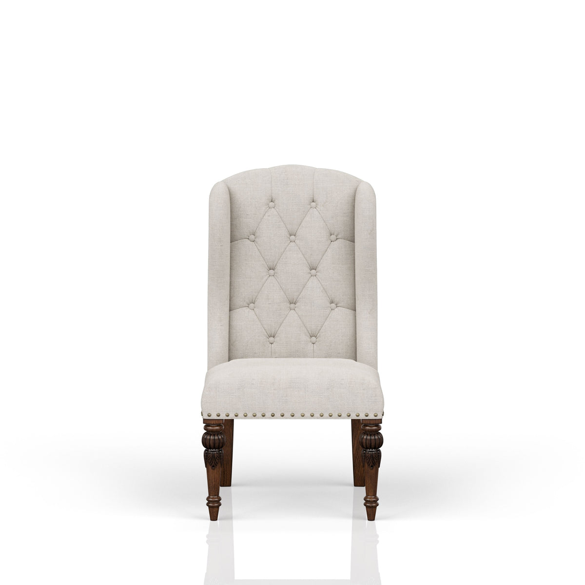 Upholstered Wing Host Chair