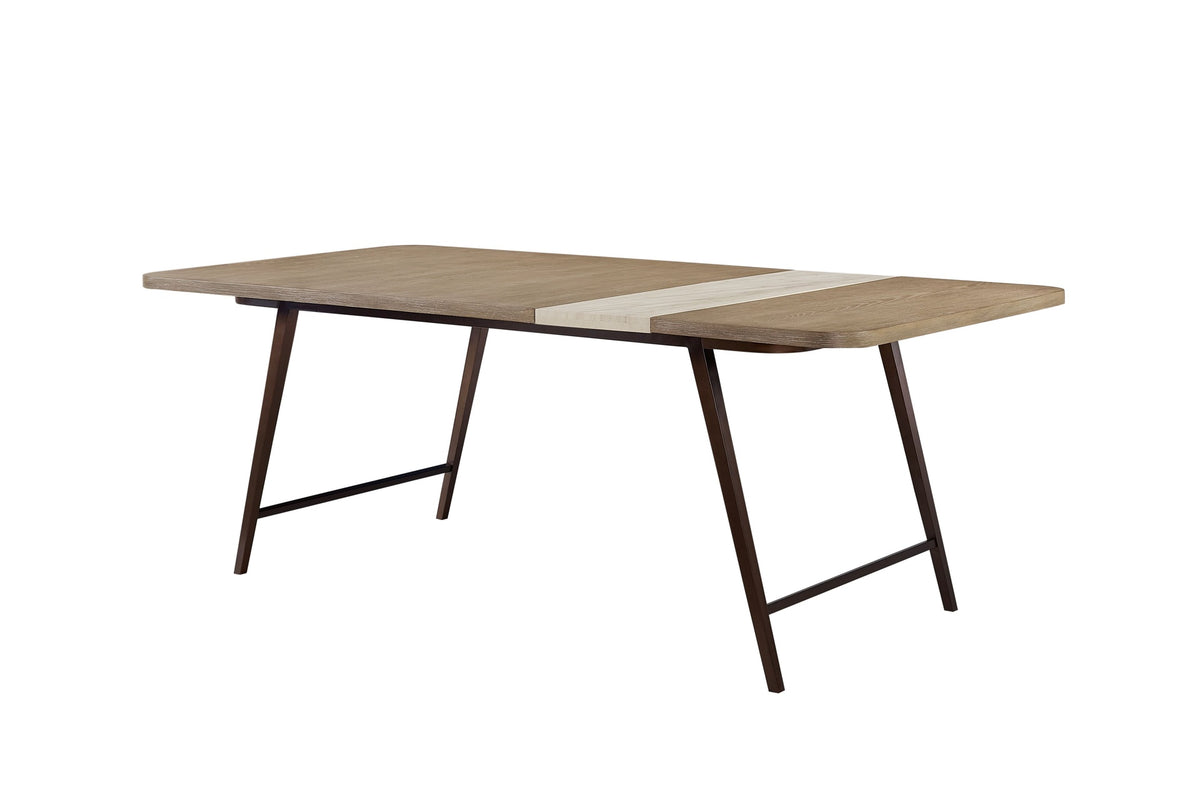 Assymetrical Stone Slab Dining Table