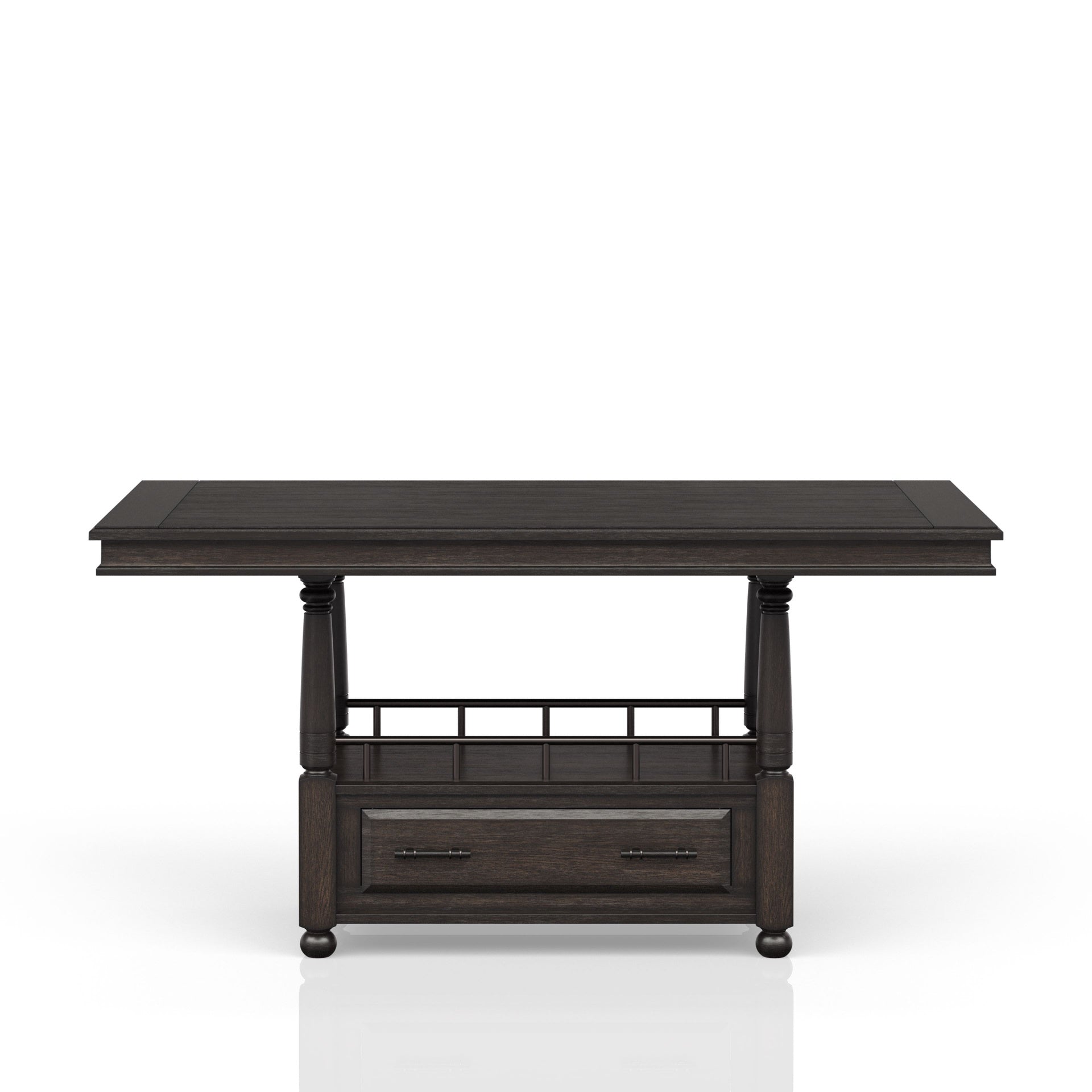 Deep Coffee Counter Height Dining Table