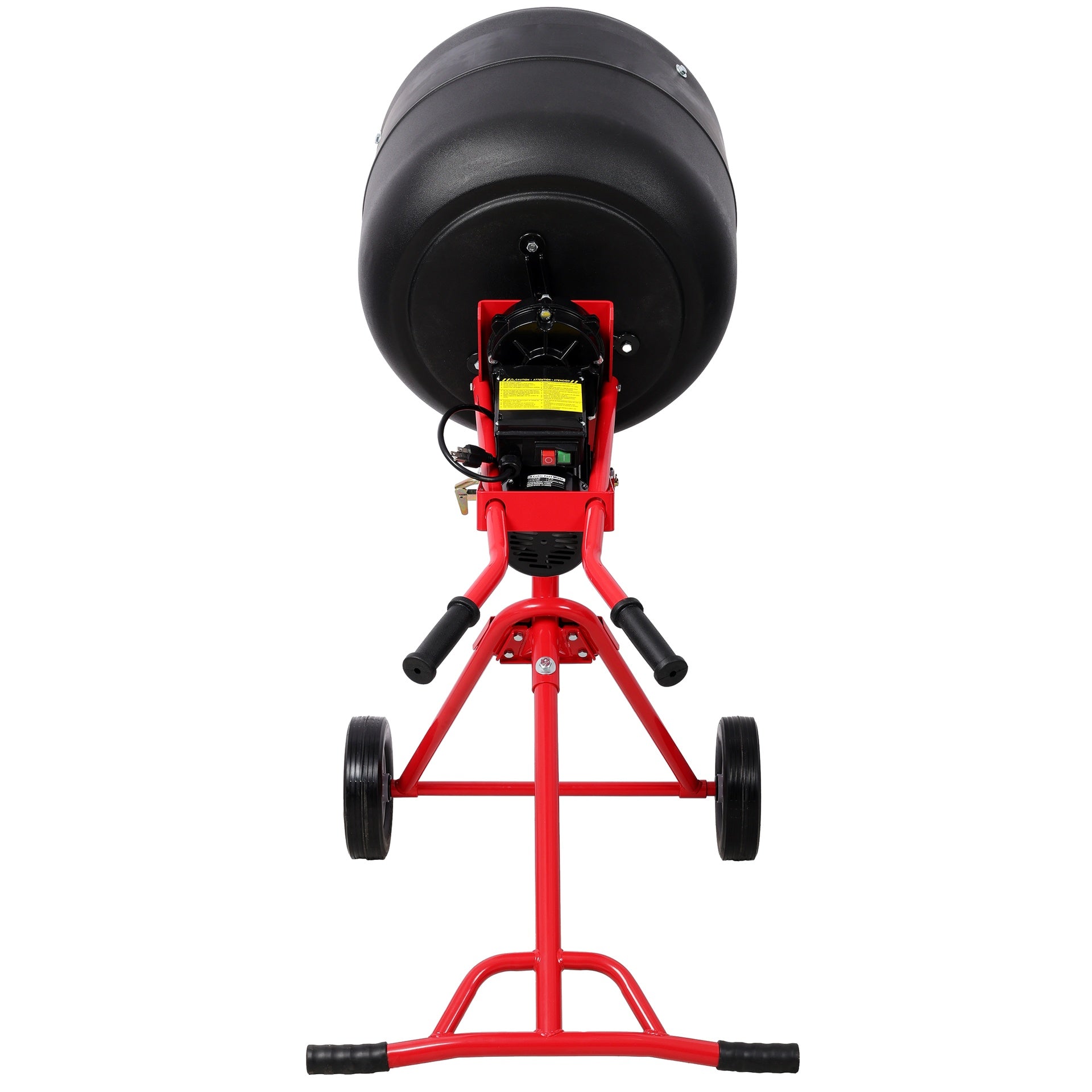 4.0 CUFT/110L Portable Electric Concrete Mixer, Heavy Duty Power Cement Mixing Machine for Mortar, Poly Drum 110V/60Hz  ETL Certificated