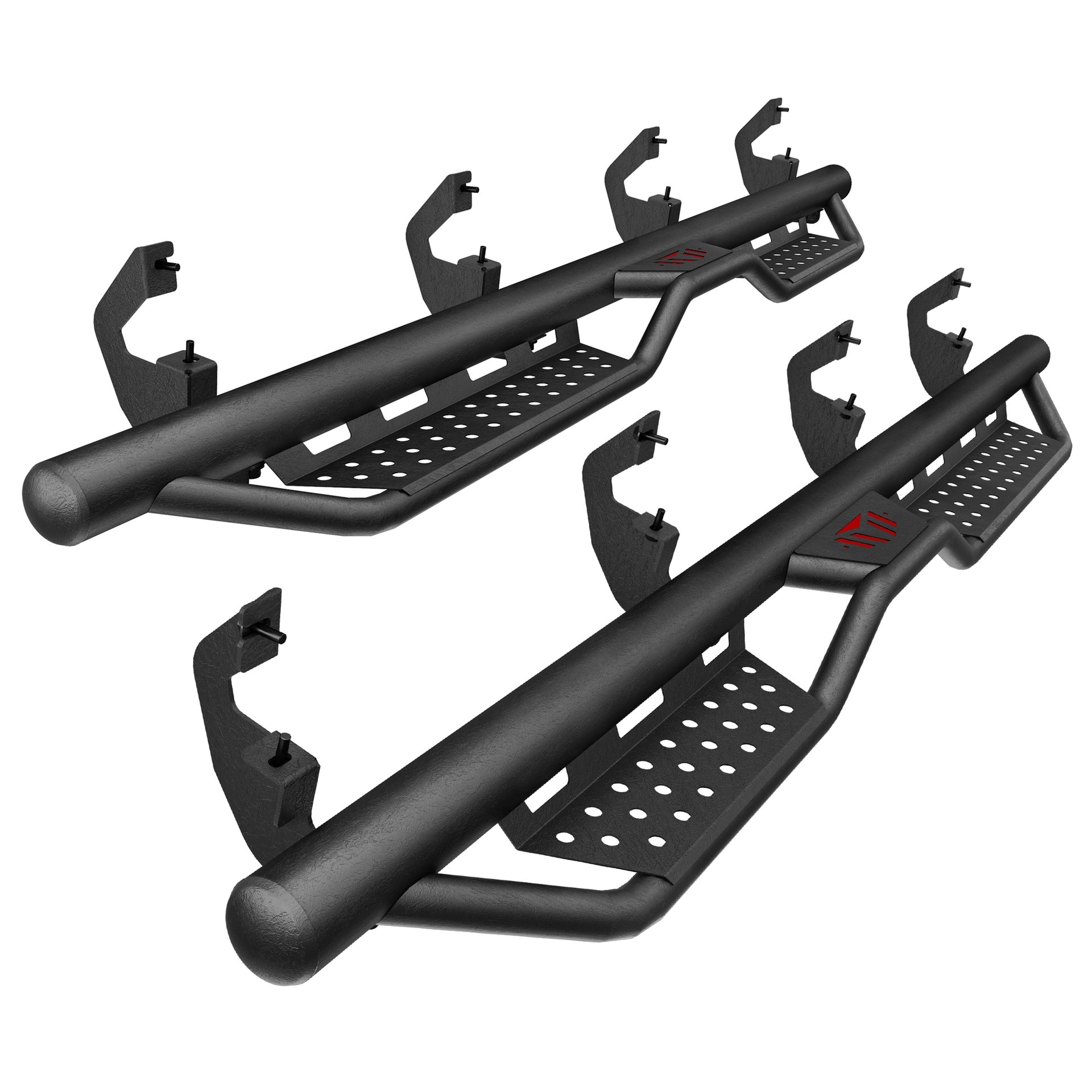 Cab Running Boards Compatible for 2019-2025 Chevy Silverado & GMC Sierra 1500/2020-2025 Chevrolet Silverado/GMC Sierra 2500 HD 3500 HD Crew Cab 2500HD/3500HD