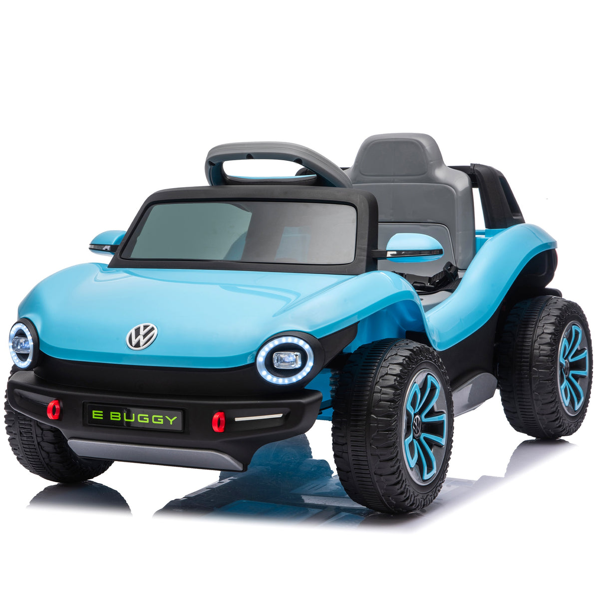 12V Licensed Volkswagen Beetle Kids Ride On Electric Car W/2.4G PC,Cute&Curvy Body,2WD,4-Wheel Suspension,Rear Cargo Storage,Bright Front Headlights,Bluetooth,USB,Music,Speeds 1.5-2.5MPH For kids 3-5