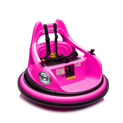 12V ride on bumper car for kids,electric car for kids,1.5-5 Years Old,W/Remote Control, LED Lights, Bluetooth & 360 Degree Spin, Vehicle body with anti-collision padding
Five-point Safety Belt,2wd