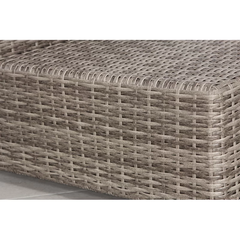 Chic Fully Assembled 66" Wide Outdoor Wicker Loveseat with Plush Cushions – Ideal for Stylish Outdoor Relaxation