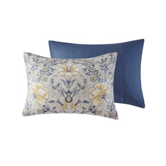 6 Piece Cotton Comforter Set Multi Full