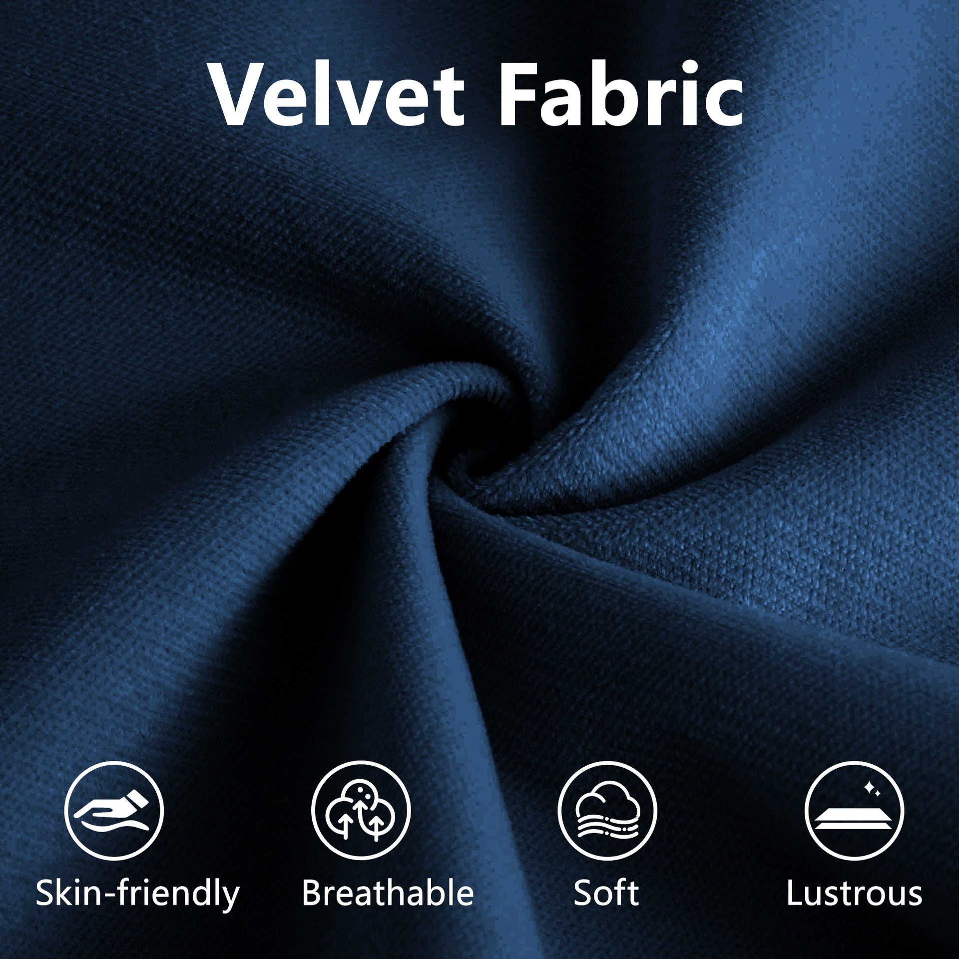 Extra Large  3 Seat Modern Velvet Sofa, Oversize Sofa, Clould Like Comfortable Seat and Back Support, With Waist Pillows and Throw Pillows, Blue