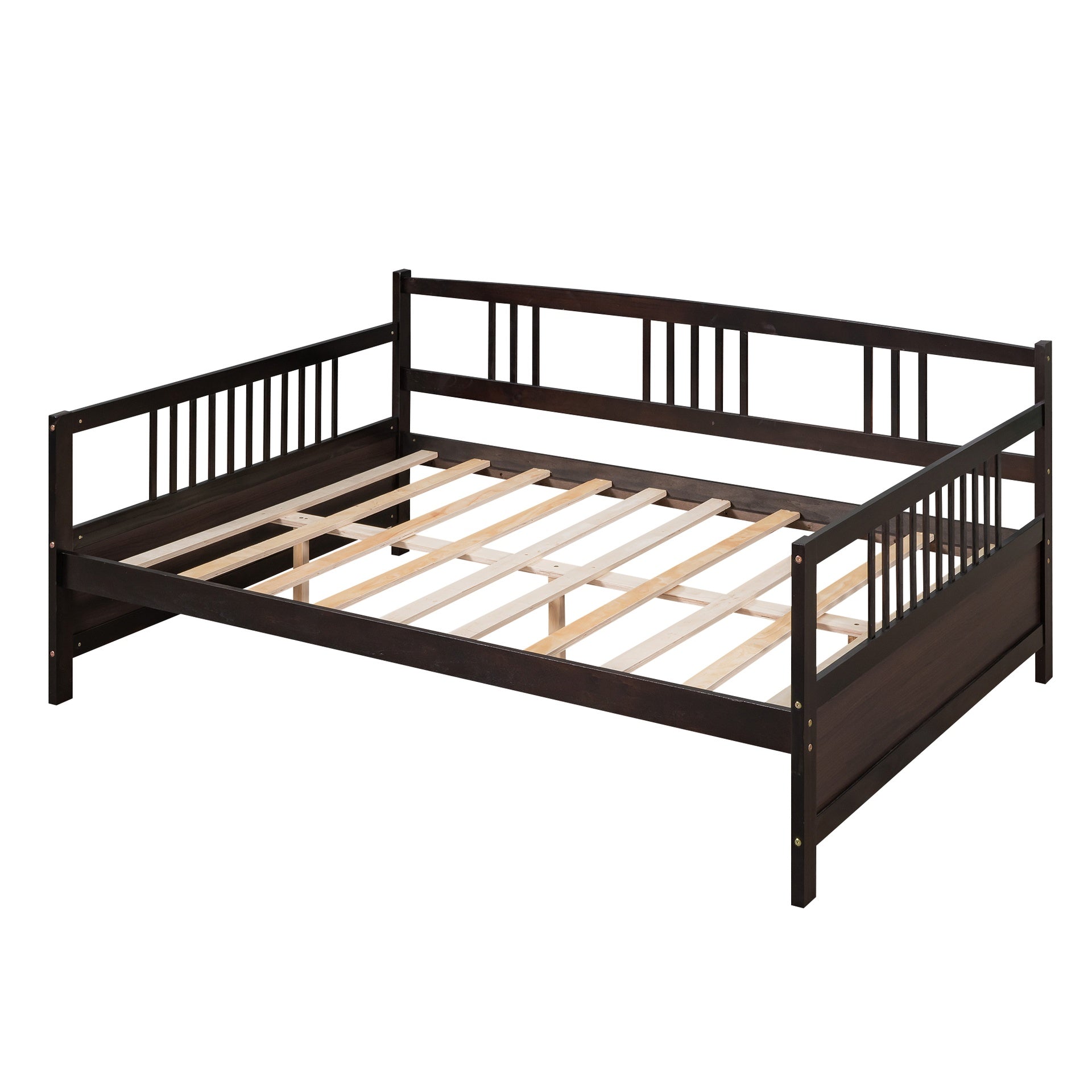 Full Size Daybed with Support Legs, Espresso