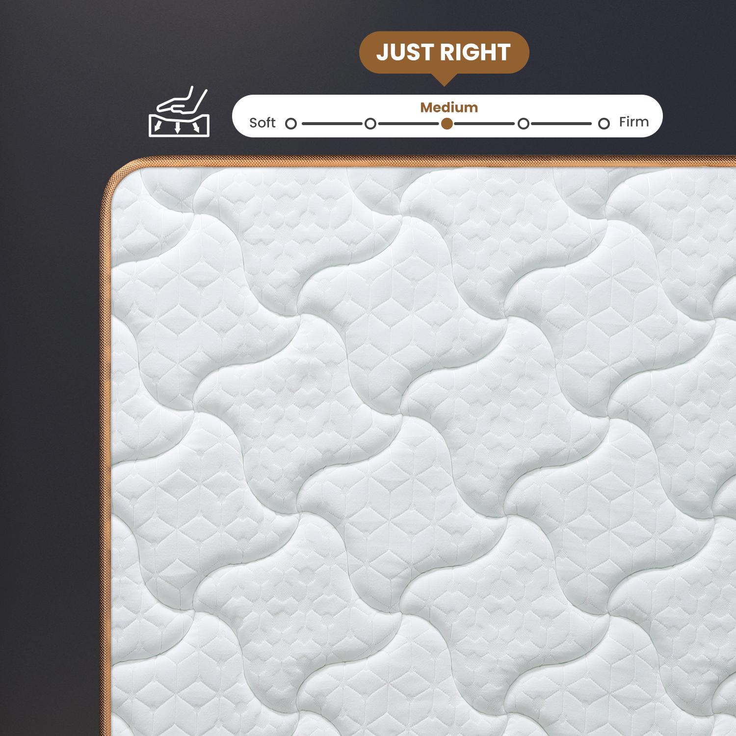 10" Full Plush Hybrid Mattresses with Independently Encased Coils & Gel Memory Foam, Fiberglass-Free, Motion Isolation-Edge Support, Mattress in a Box, CertiPUR-US Certified
