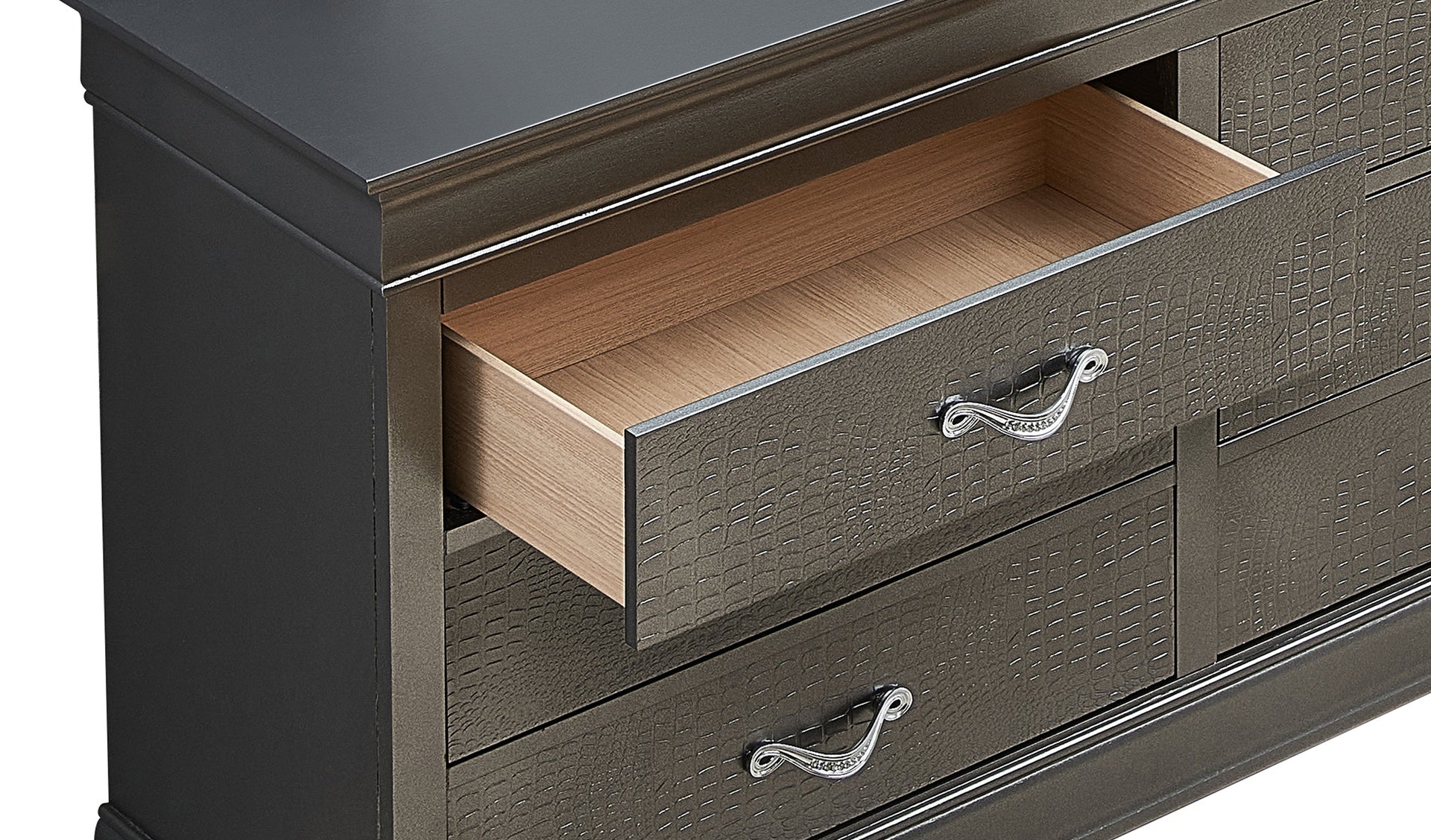 Sophisticated Metalic Black Storage Solution