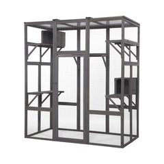 Extra Large Cat Cage - Gray