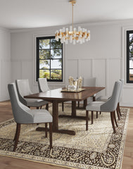 Dining Chair - Set of 2 in Light Gray