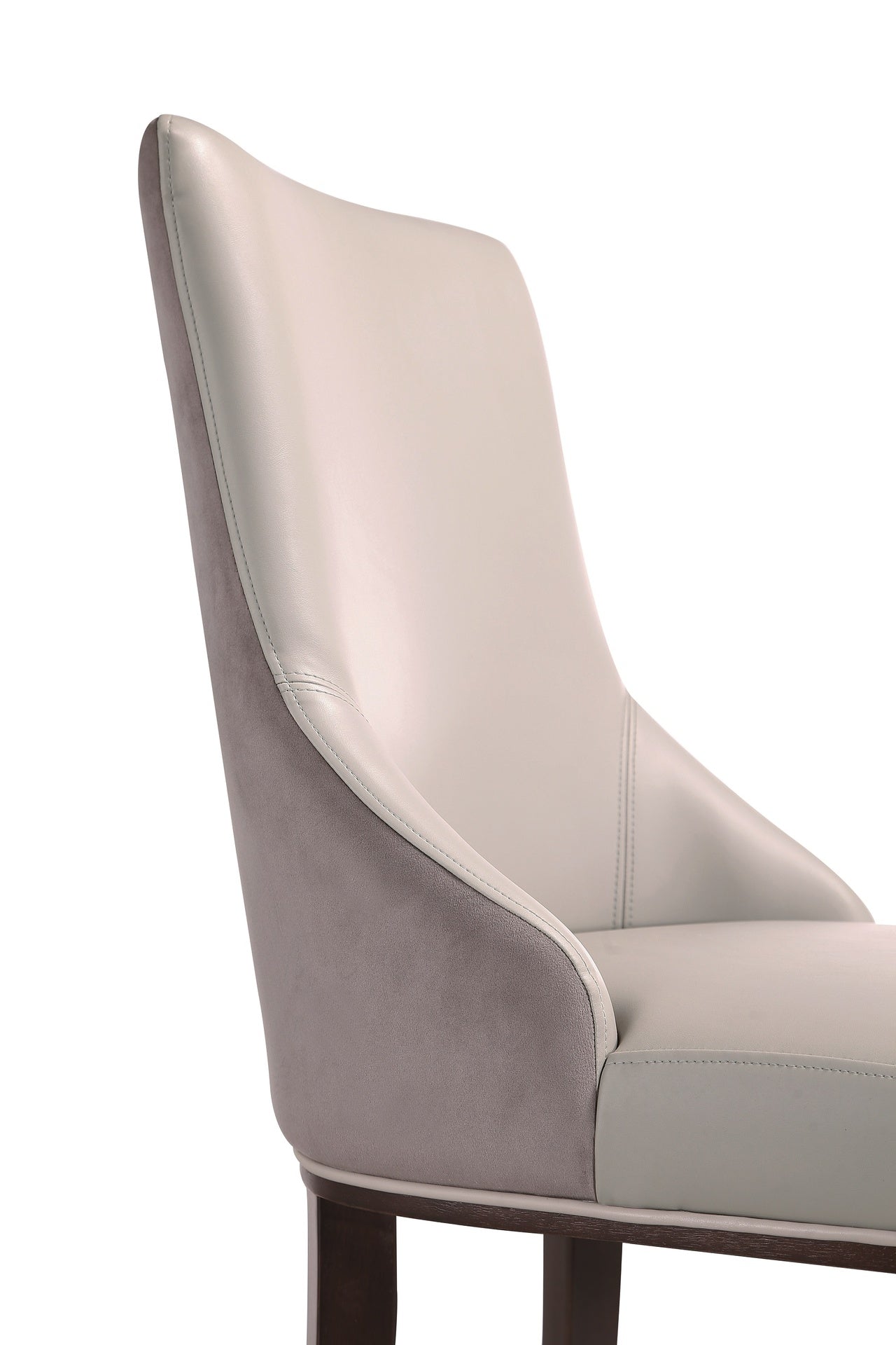 Dining Chair - Set of 2 in Light Gray