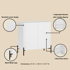 Accent Cabinet in White