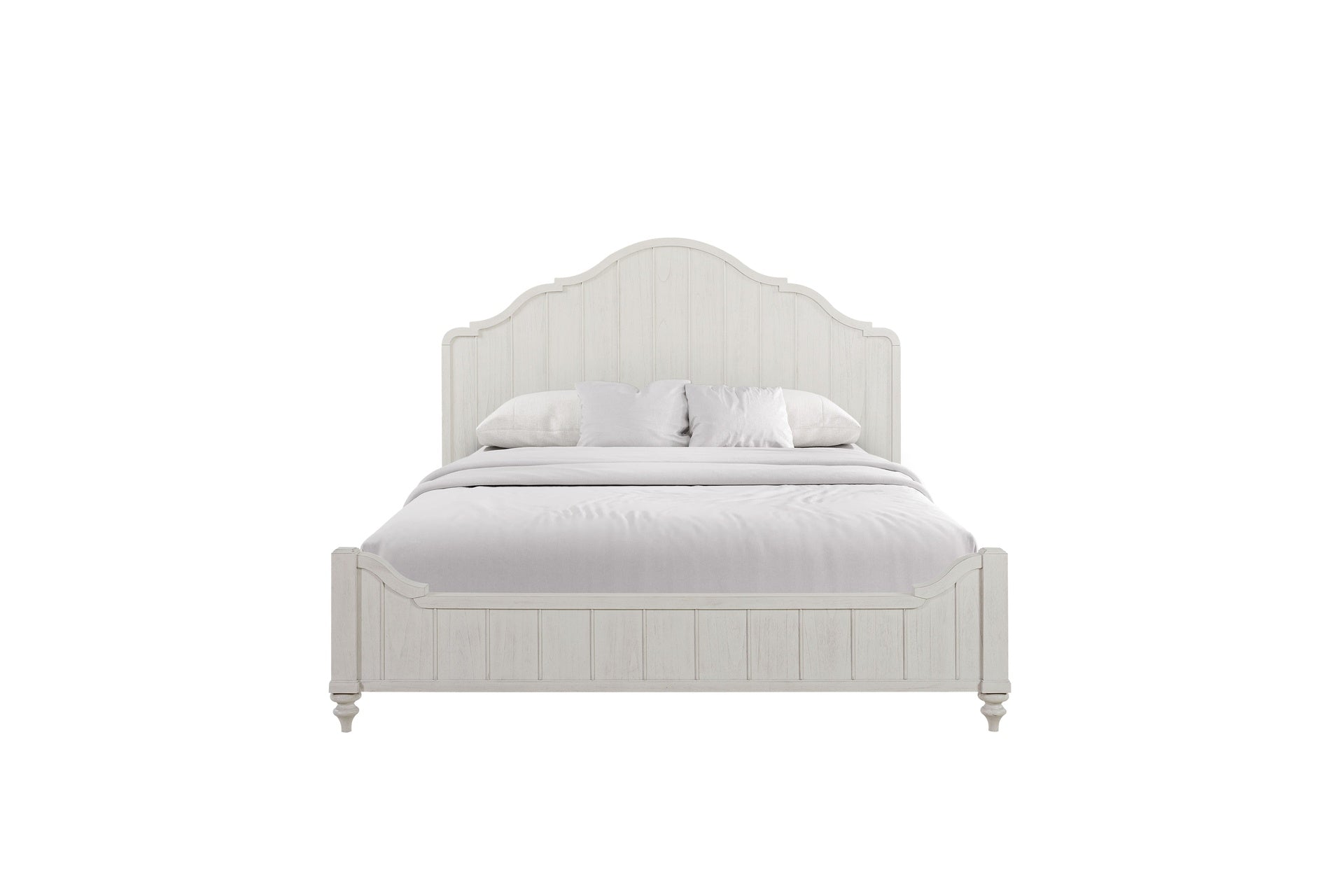 King Panel Bed - Cement