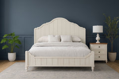 King Panel Bed - Cement