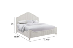 Queen Panel Bed - Cement