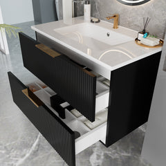 075 cabinet black without sink