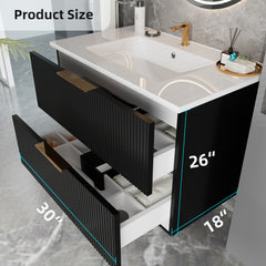 075 cabinet black without sink