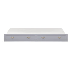 Gray Finish Trundle with Casters Movement Bedroom Furniture 1pc