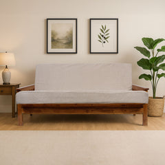 Memory Foam Infused Futon Mattress Full – Washable Removable Cover, Heavy-Duty Zipper, Thick Foldable Sofa Bed Cushion for Guest Room, Apartment, Dorm (Frame NOT Included)