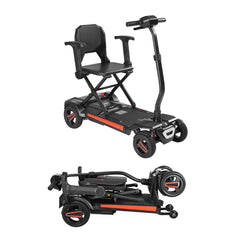4-Wheel Electric Mobility Scooter Auto Folding Scooter with Remote Control