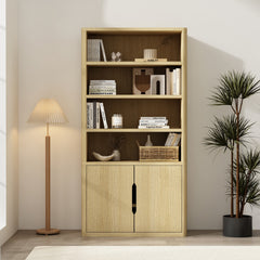 Bookcase Cabinet in Natural Oak