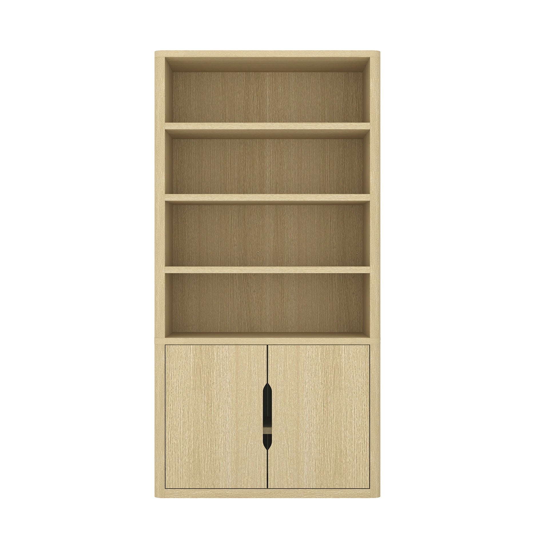 Bookcase Cabinet in Natural Oak