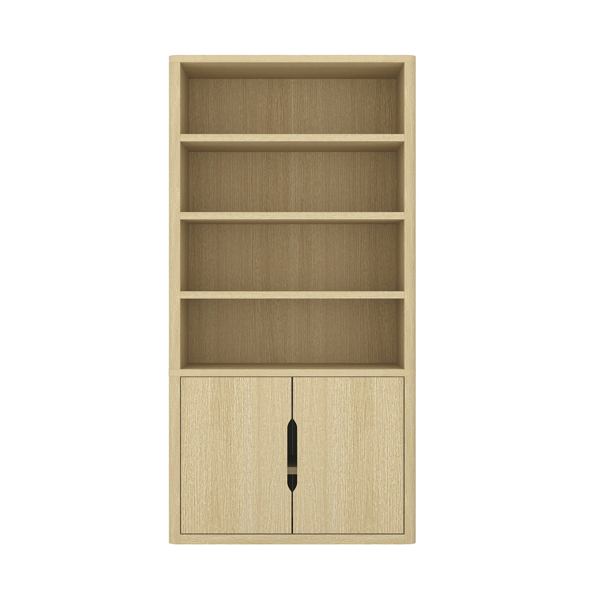 Bookcase Cabinet in Natural Oak
