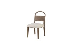 Wood Arch Back Chair - Cocoa/ White Sand (Set of 2)