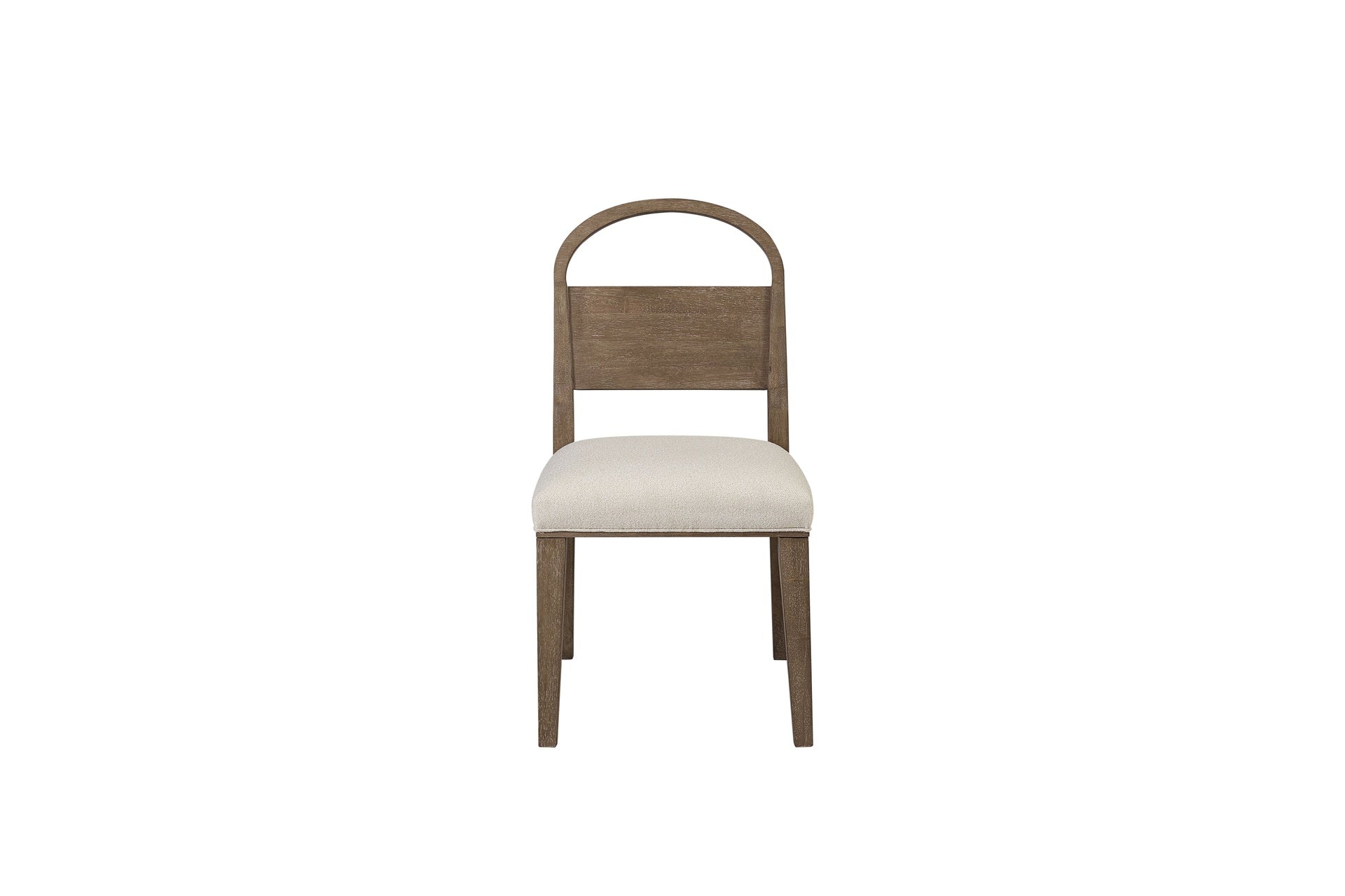 Wood Arch Back Chair - Cocoa/ White Sand (Set of 2)
