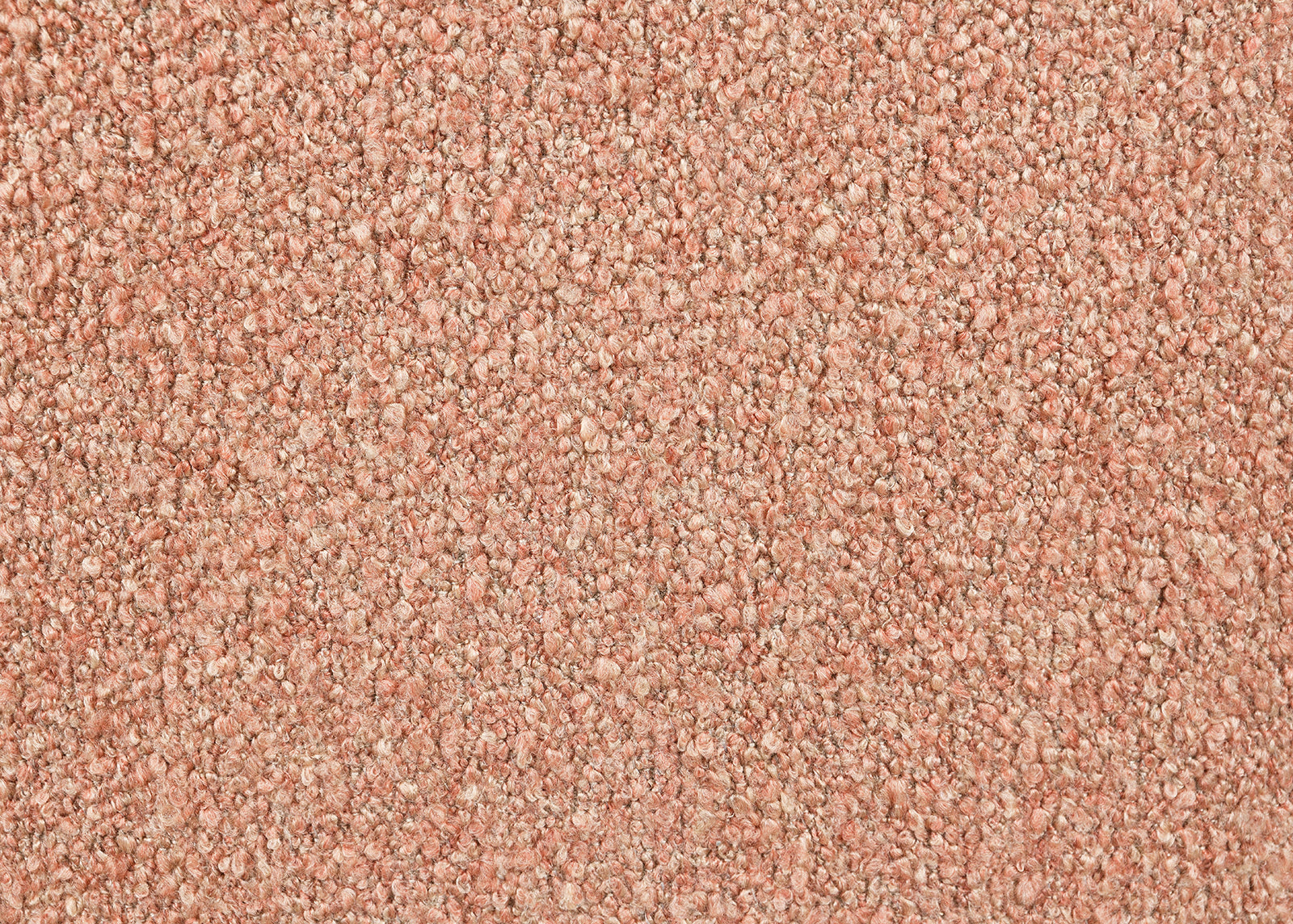 1pc Accent Chair Curved Back Ball Feet Upholstered In Boucle Feet Wide Seat Pink Finish Primary living Room