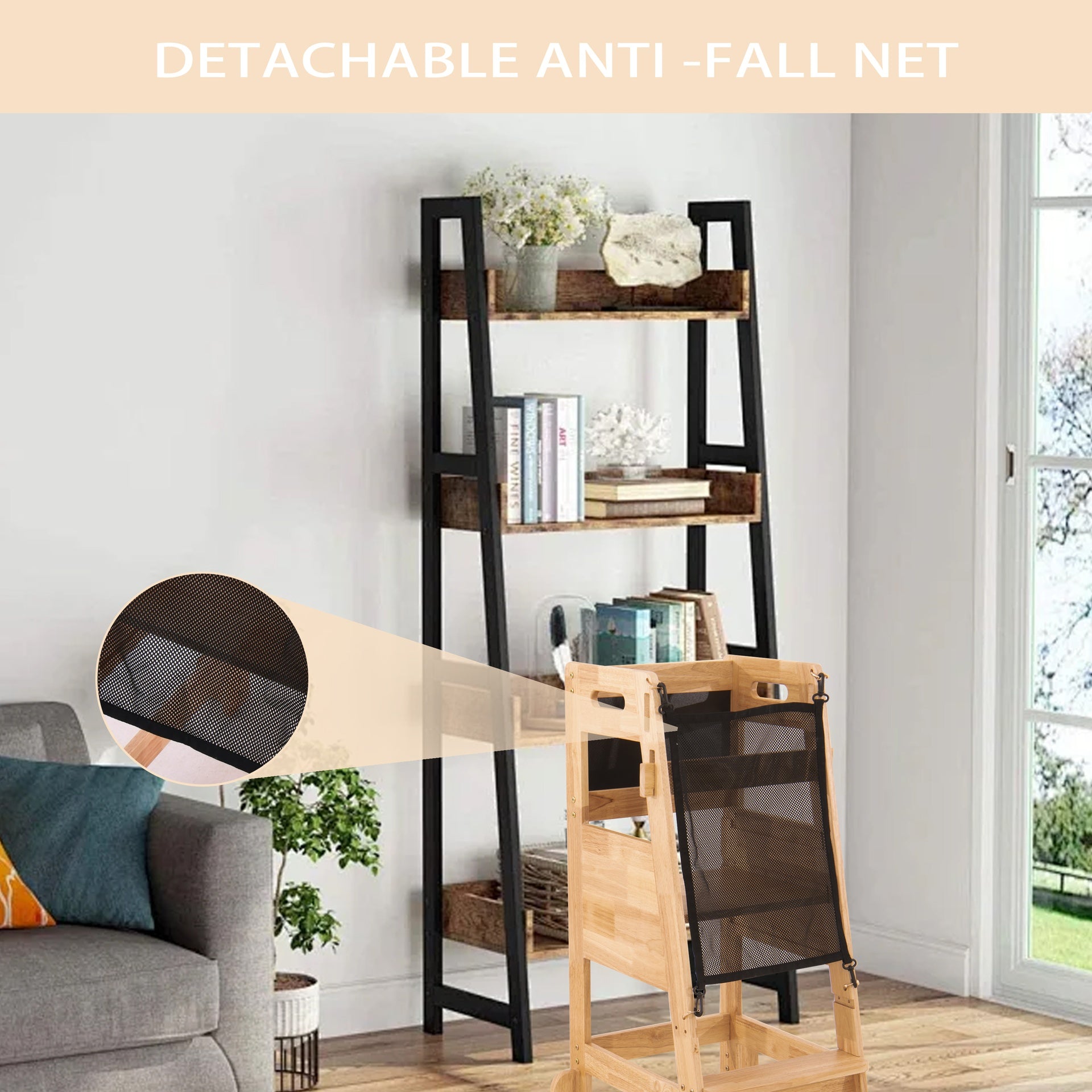 SOLID WOOD LEARNING TOWER