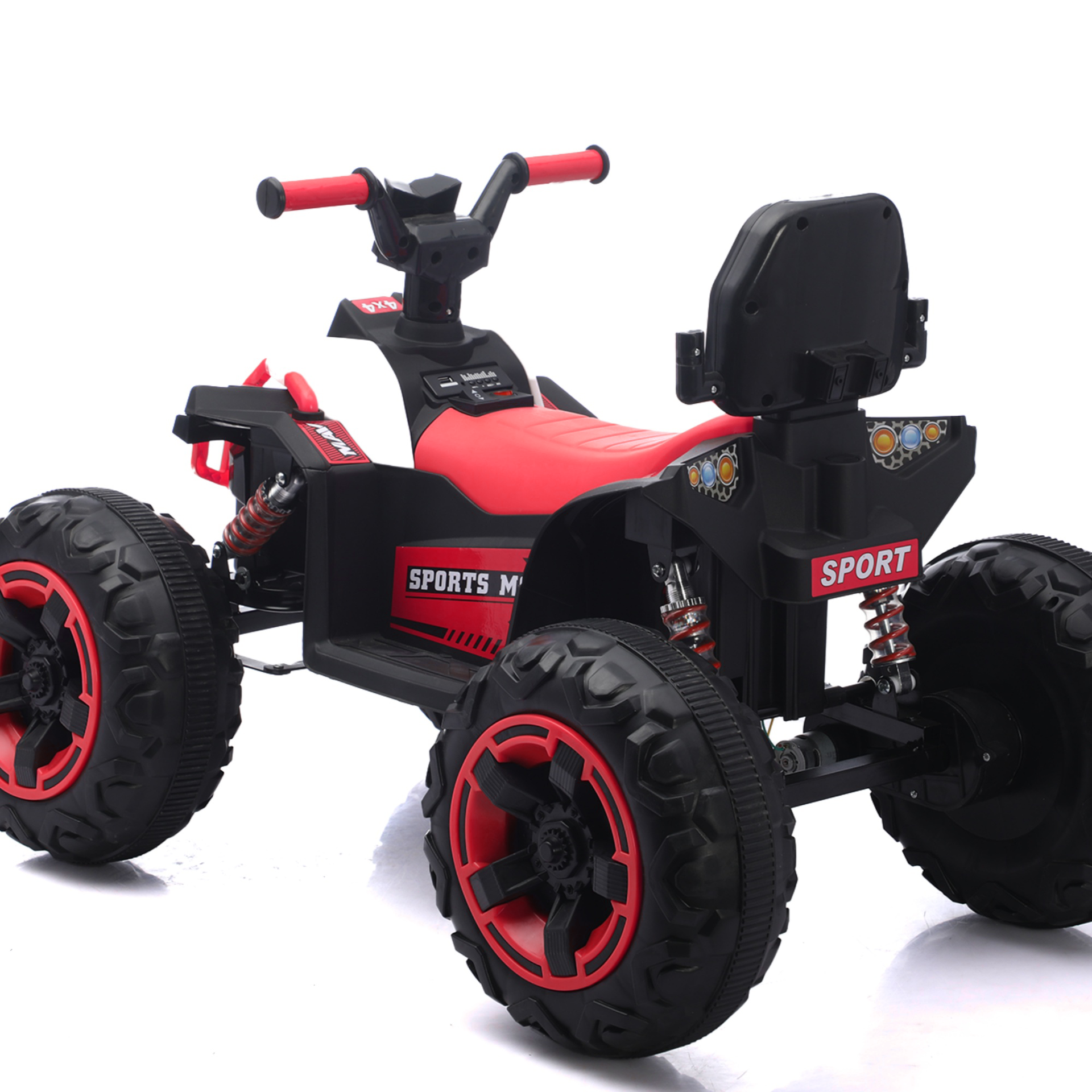 Ride on Toys for Toddlers 4-12, 12V Lead-acid Battery up to 80 Minutes, Forward/Reverse 2 Gears,Big Tire,Real shock absorption Electric Vehicle ATV Car