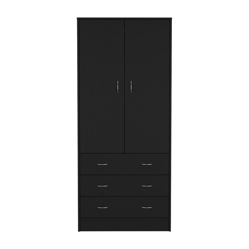 Armoire Ramey, Bedroom, Black