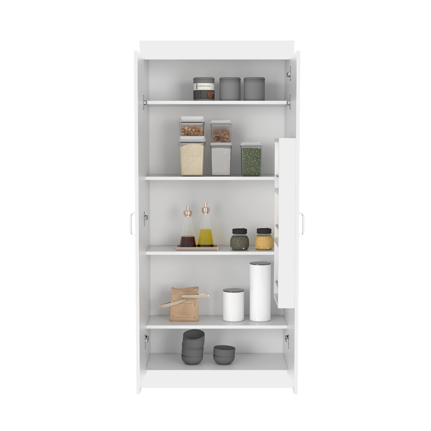 Pantry Cabinet Orlando, Kitchen, White