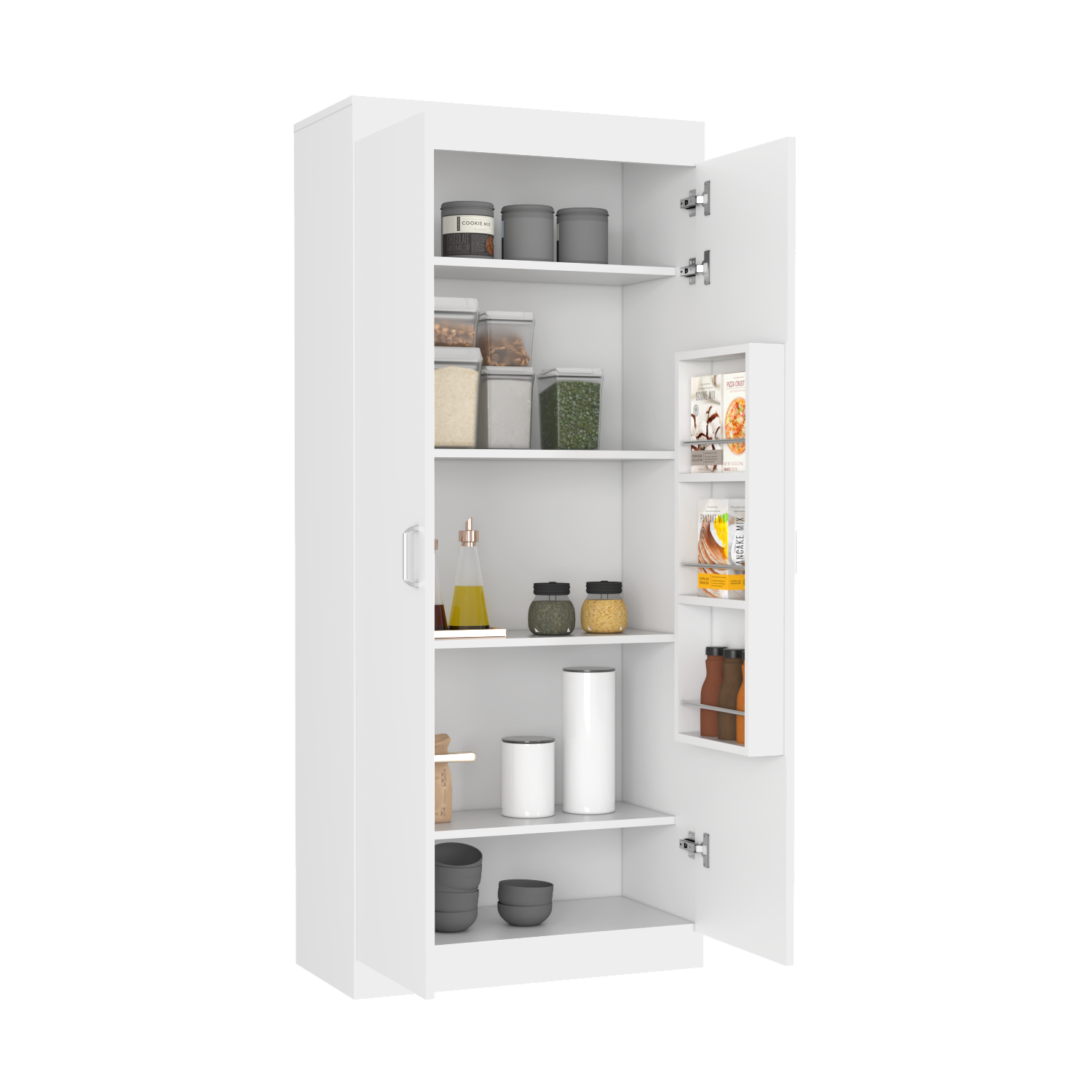 Pantry Cabinet Orlando, Kitchen, White
