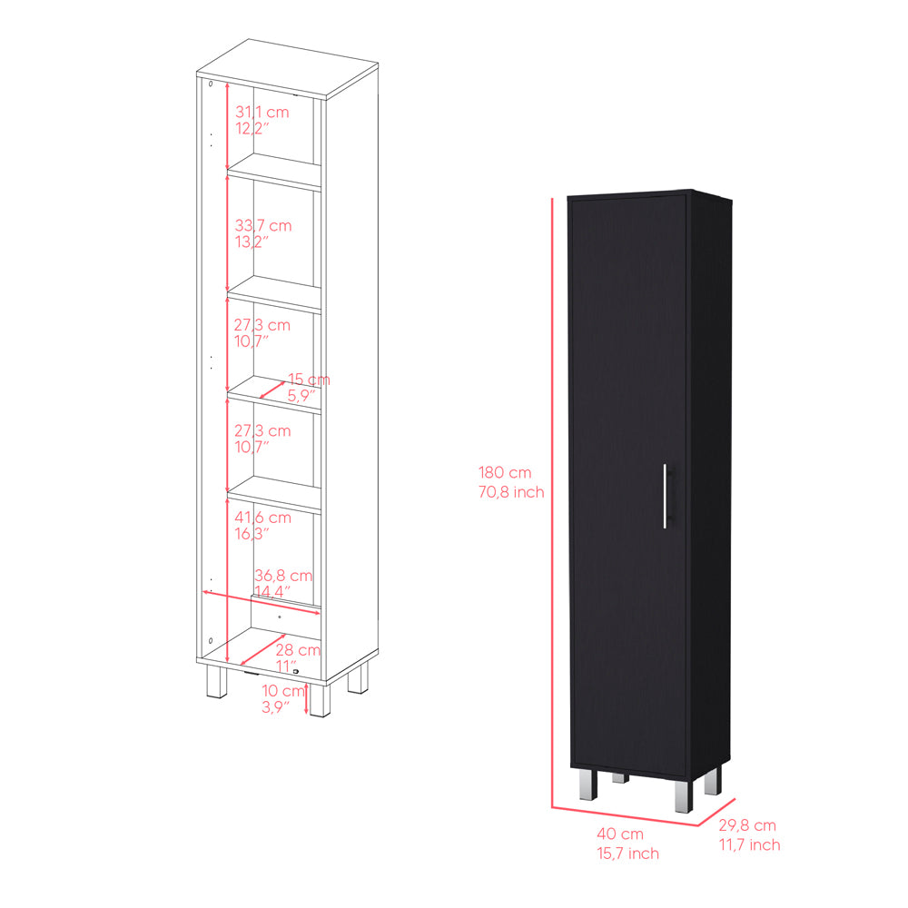 Cabinet Buccan Storage, Garage, Black