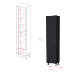 Cabinet Buccan Storage, Garage, Black